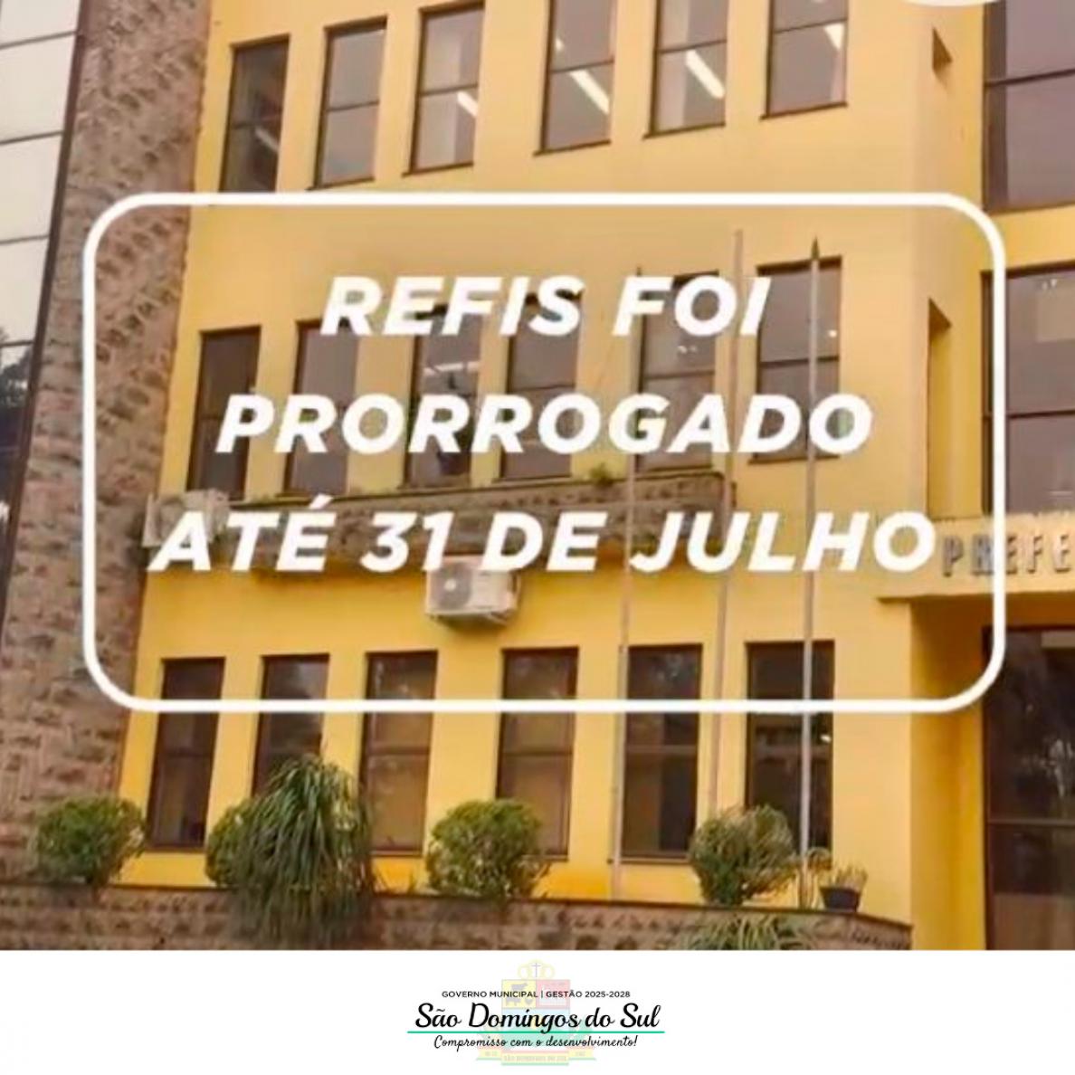 PRORROGADO O PRAZO PARA ADERIR AO REFIS!